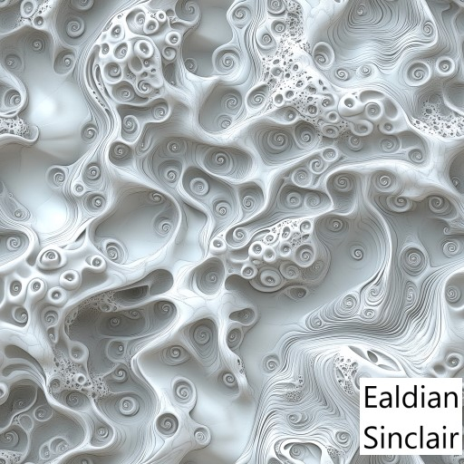 Fantasy Organic White Seamless Texture