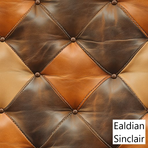 Patchwork Quilted Leather Seamless Texture