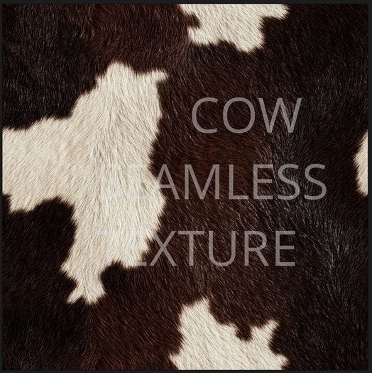 Seamless - Cow Skin Fur Texture 2