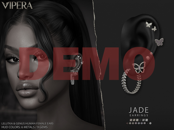 [VIPERA] DEMO Jade Earrings