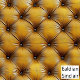 Gold Worn Tufted Leather Seamless Texture