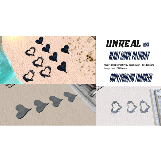 Heart Shape Pathway Mesh