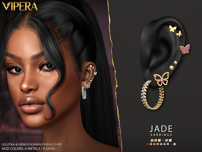 [VIPERA] Jade Earrings