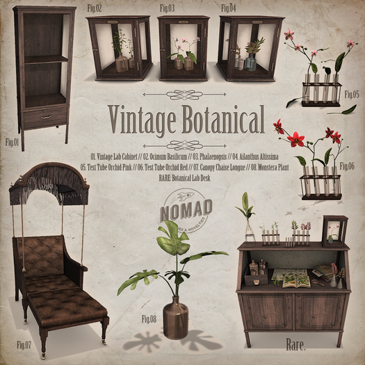 NOMAD // Botanical Lab Desk RARE