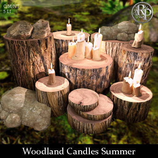 Second Life Marketplace - (RP) Woodland Candles Summer