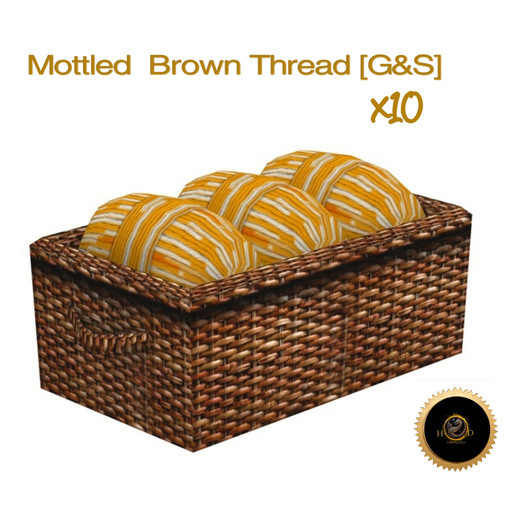Mottled  brown Thread [G&S]