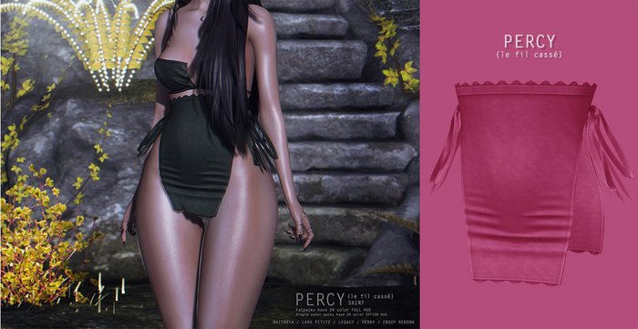 {le fil cassé} Percy Skirt Strawberry