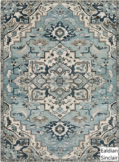 Antique Blue Heriz Rug