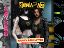 runaway: happy family tee! (fullpack)