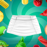 White REBORN Skirt
