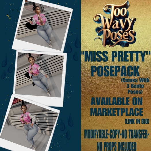"MISS PRETTY" 3PK TWP
