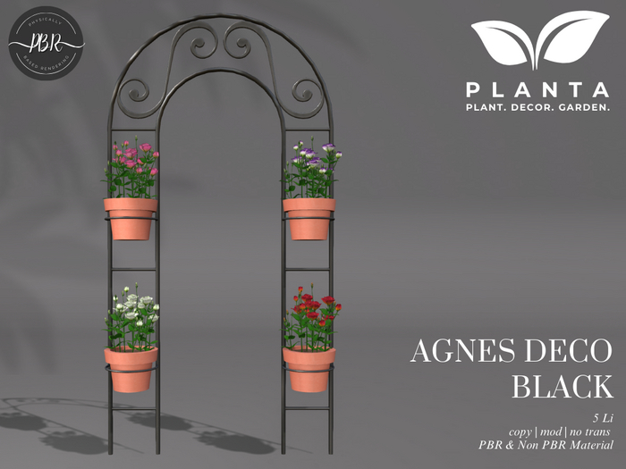 Planta - Agnes Deco Black