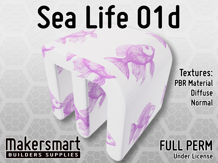 PBR Fabric Sea Life 01d