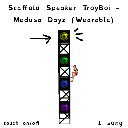 Scaffold Speaker TroyBoi - Medusa Dayz (Wearable)