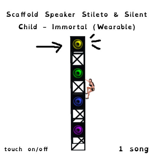 Scaffold Speaker Stileto & Silent Child - Immortal (Wearable)