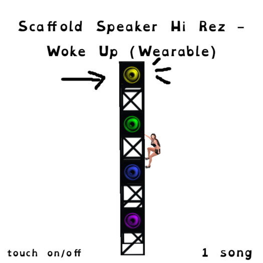 Scaffold Speaker Hi Rez - Woke Up (Wearable)