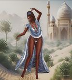 14 !dM Maharani MIDNIGHT/AMETHYST + 22 RARE CHAIN HARNESS -LARA ⭐ SALE ! ⭐