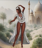 15 !dM Maharani TURQUOISE/DEWDROP + 22 RARE CHAIN HARNESS -LARA ⭐ SALE ! ⭐