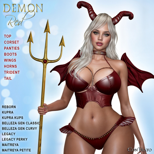 [ConTrato] Demon Woman - Red
