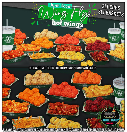 Junk Food - Wing Flys Hotwings Set 