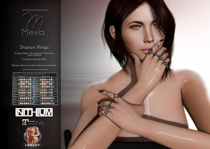 Meva Sharon Rings (Inithium) Box [Wear Me]