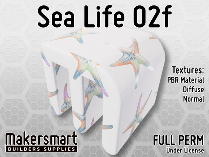 PBR Fabric Sea Life 02f