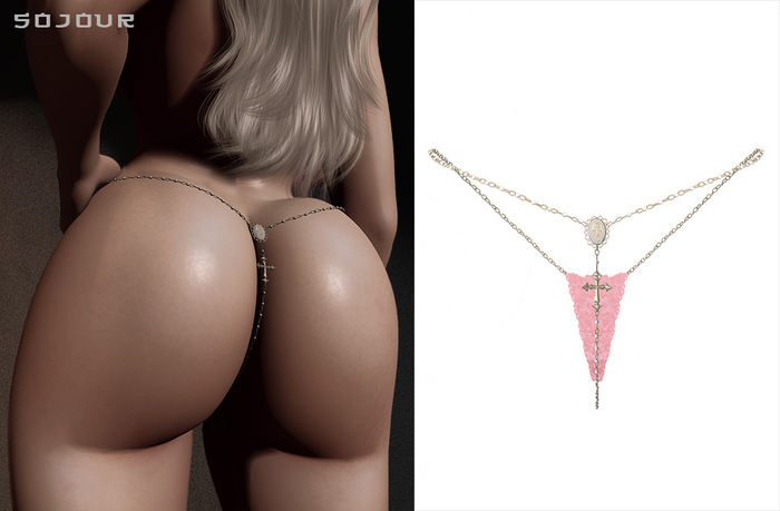 SOJOUR - Rosary thong - coral