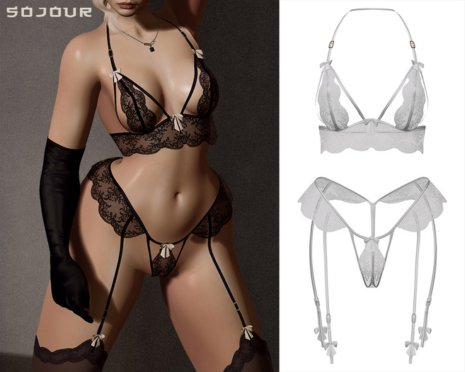 SOJOUR - Rita lingerie - white