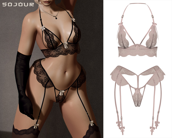 SOJOUR - Rita lingerie - nude