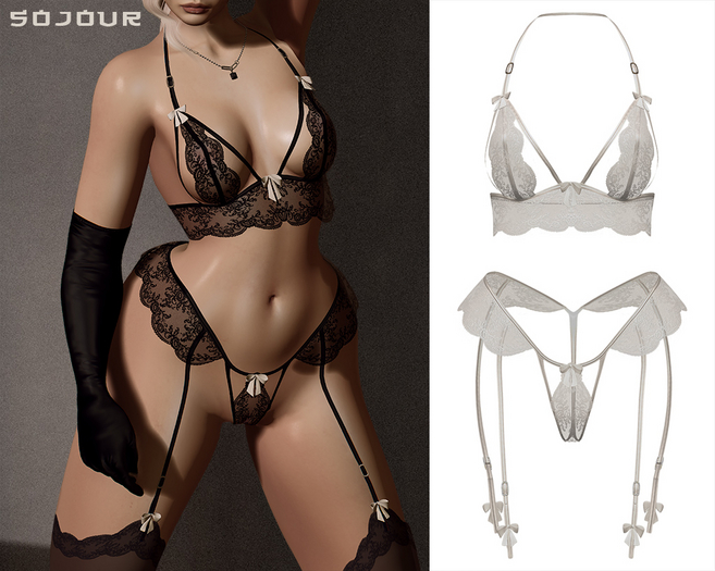 SOJOUR - Rita lingerie - ivory