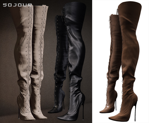 SOJOUR - Tied  boots - camel