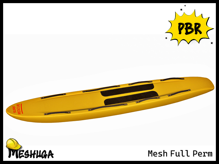 Meshuga PBR Lifeguard Rescue Board FULL PERM MESH