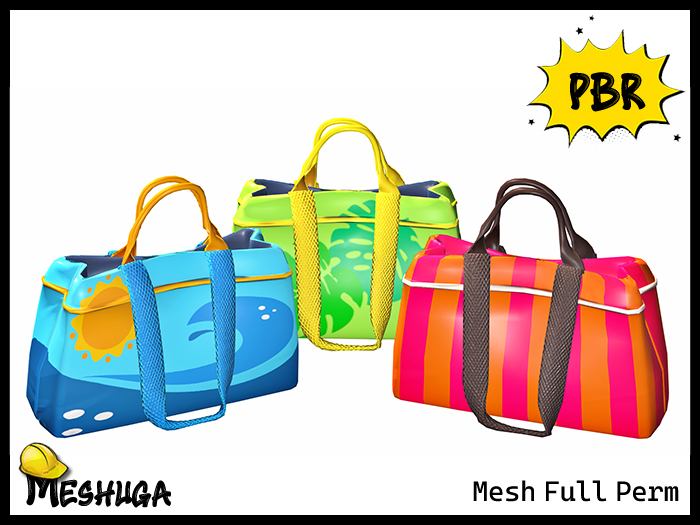 Meshuga PBR Summer Fun - Beach Bag FULL PERM MESH
