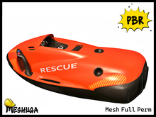 Meshuga PBR Summer Fun - Lifeguard Rescue Scooter FULL PERM MESH