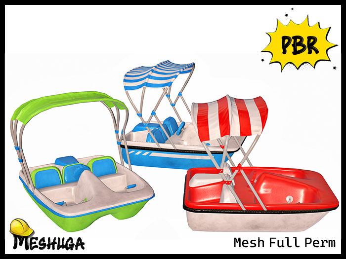 Meshuga PBR Summer Fun - Pedal Boat FULL PERM MESH