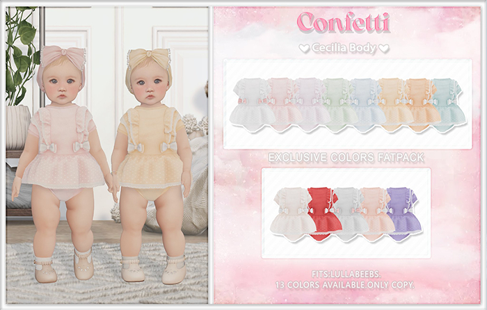 {Confetti} Cecilia Body - Blue