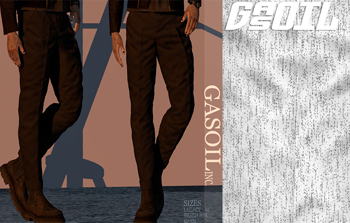 [GL - inc.] - Sean Trousers White Dot