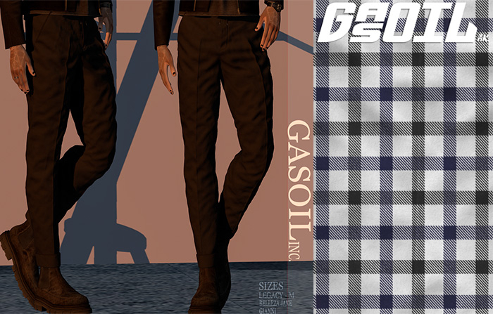 [GL - inc.] - Sean Trousers Square White