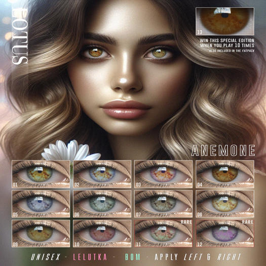 11. LOTUS. Anemone Eyes  [boxed] RARE
