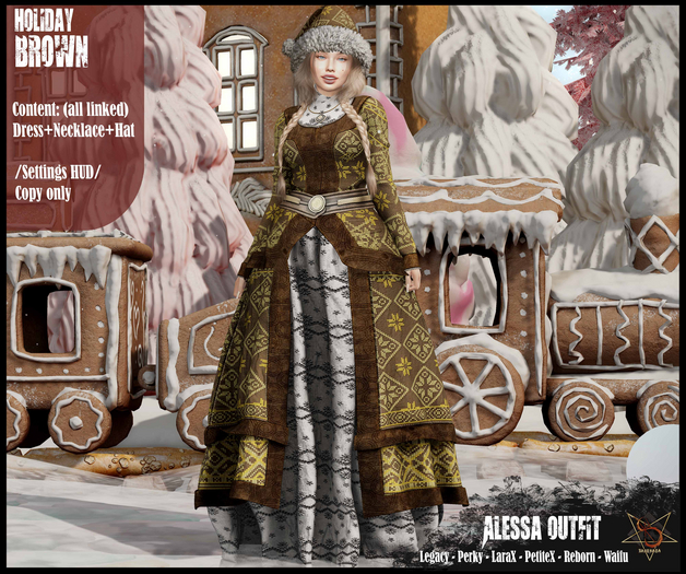 //RKS// Alessa SingleColor - Holiday Brown