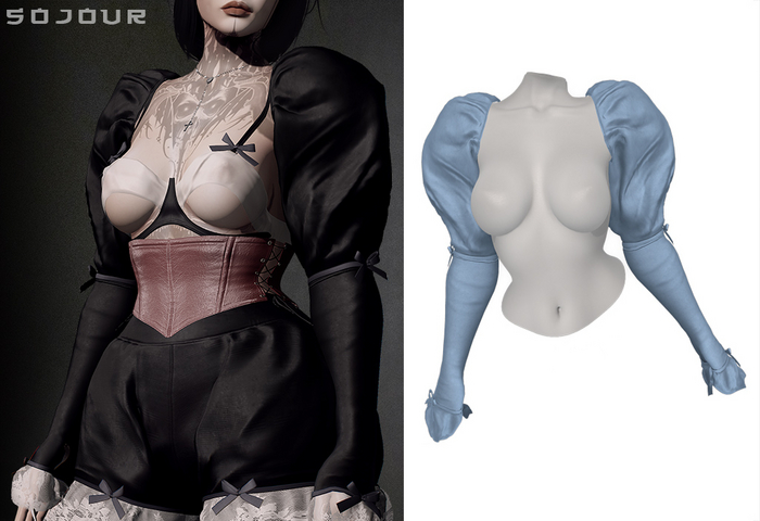 SOJOUR - Nadja long sleeves - blue