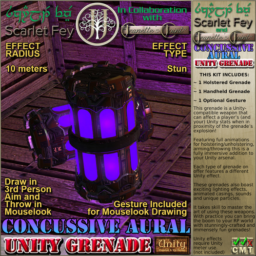 SF:: ~JJ~ Unity Concussive Aural Grenade