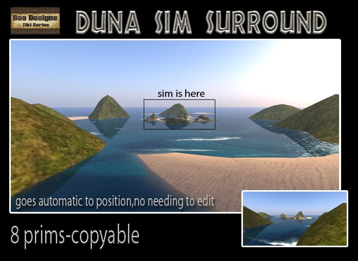 PROMO 70% OFF! Duna Sim Surround- tropical islands -
