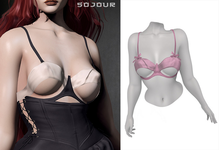 SOJOUR - Nadja bra - pink