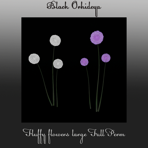 *BO* - Fluffy flowers large Full Perm