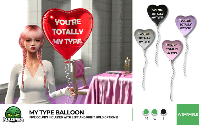MadPea My Type Balloon