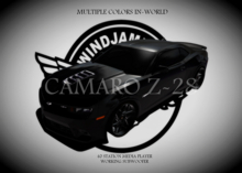 2015 CHEVY CAMARO Z-28 BLACK CAR