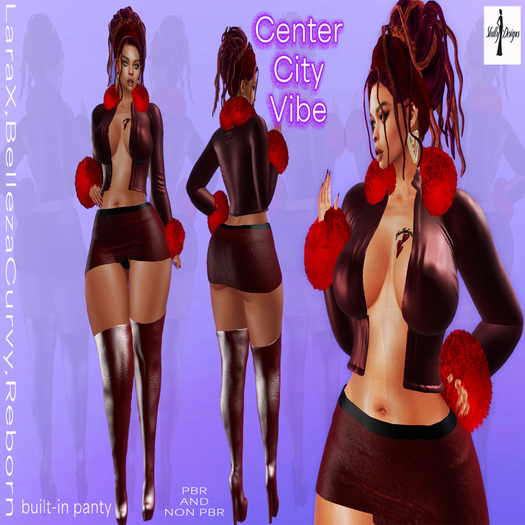 Center City Vibe burgundy
