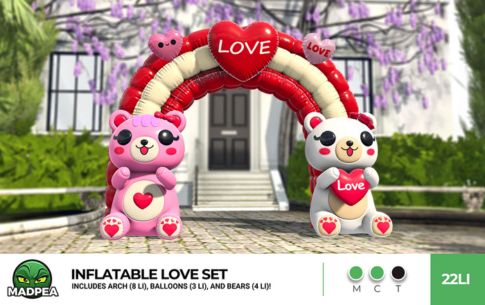MadPea Inflatable Love Set
