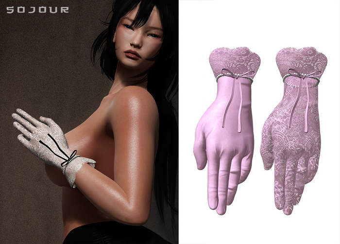 SOJOUR - Vault gloves - pink